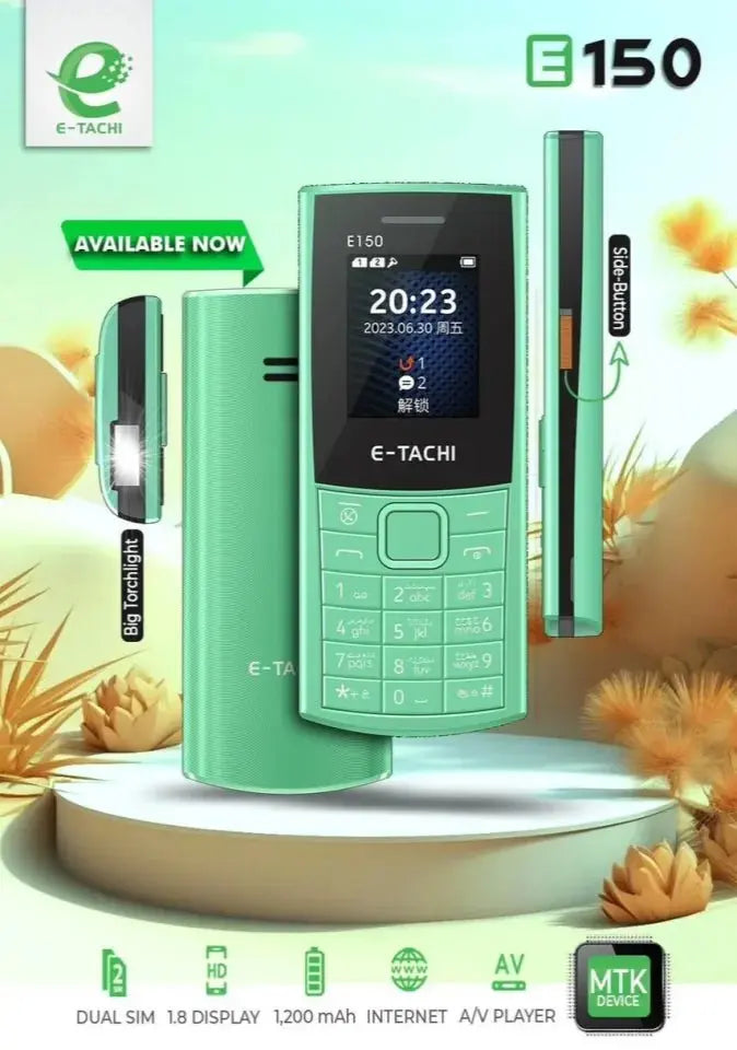 E - Tachi E150 Dual Sim PTA Approved - Bakhsh Mobiles